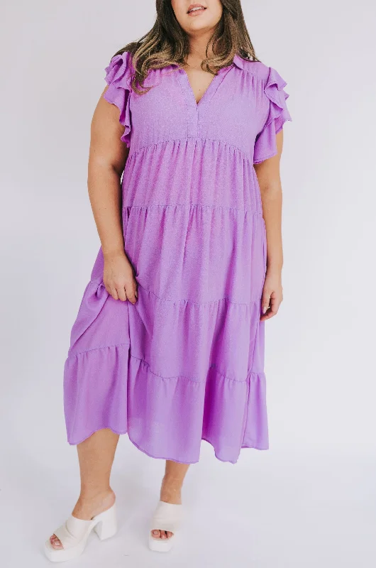 PLUS SIZE - Sweet Like Sugar Dress Plus Size Fitted