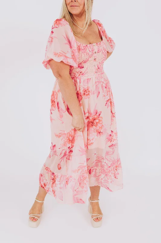 PLUS SIZE - This One Time Dress Plus Size Midi