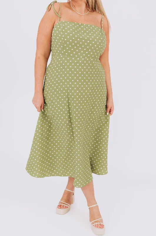 PLUS SIZE - Polka Dot Envy Dress Plus Size Top