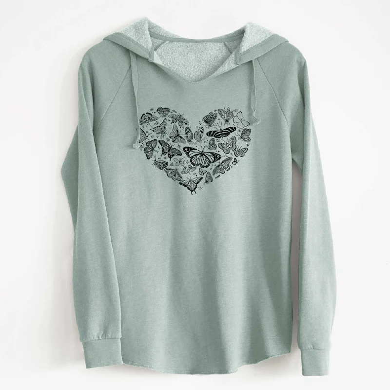 Heart Full of Butterflies - Cali Wave Hooded Sweatshirt Warm Hoodie Sweatshirt