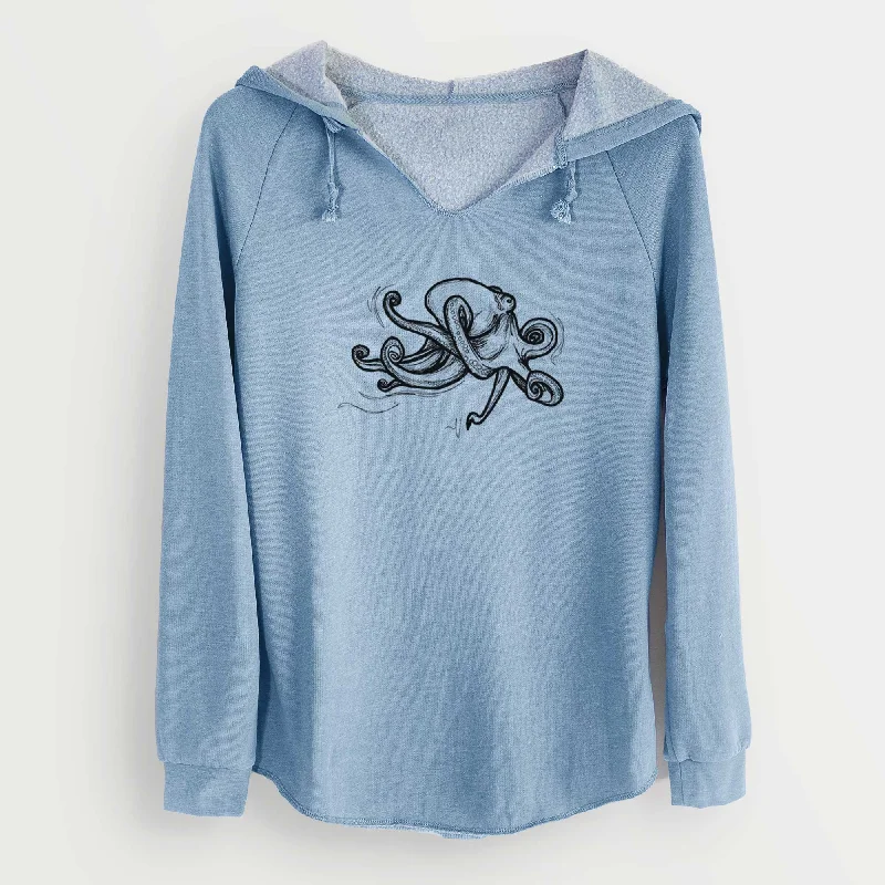 Giant Pacific Octopus - Cali Wave Hooded Sweatshirt Classic Women’s Sweatshirt