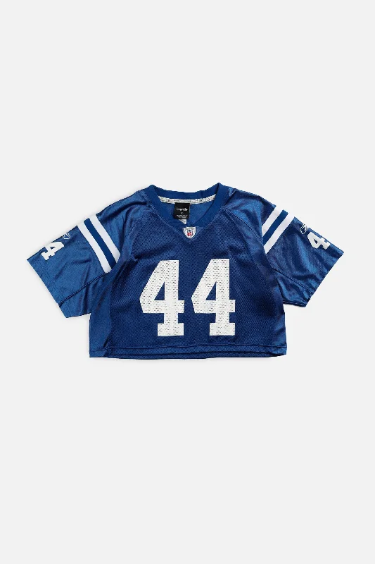 Rework Crop Indianapolis Colts NFL Jersey - M Simple Hoodies for Women