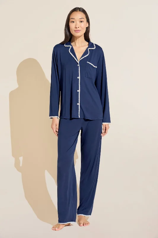 Frida TENCEL™ Modal Long PJ Set Cozy winter pajama sets