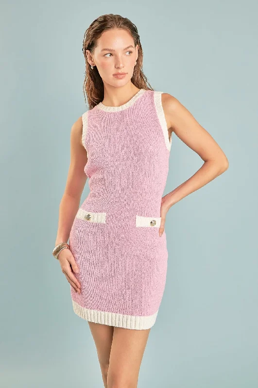 Crochet Knit Mini Dress Bodycon mini dresses