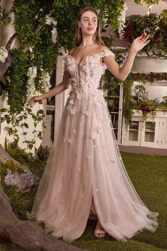 **Enchanted Elegance: Shimmering Floral AppliquÃ© Gown for Unforgettable Occasions** Best floral dresses for curvy figures