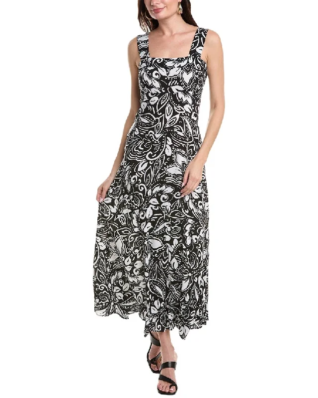 Vince Camuto Tiered Maxi Dress Flowing Boho Skirt