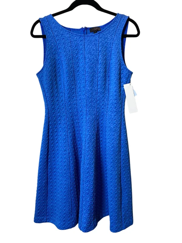 Dress Casual Midi By Cmc In Blue, Size: S Pleated A-line Skirt