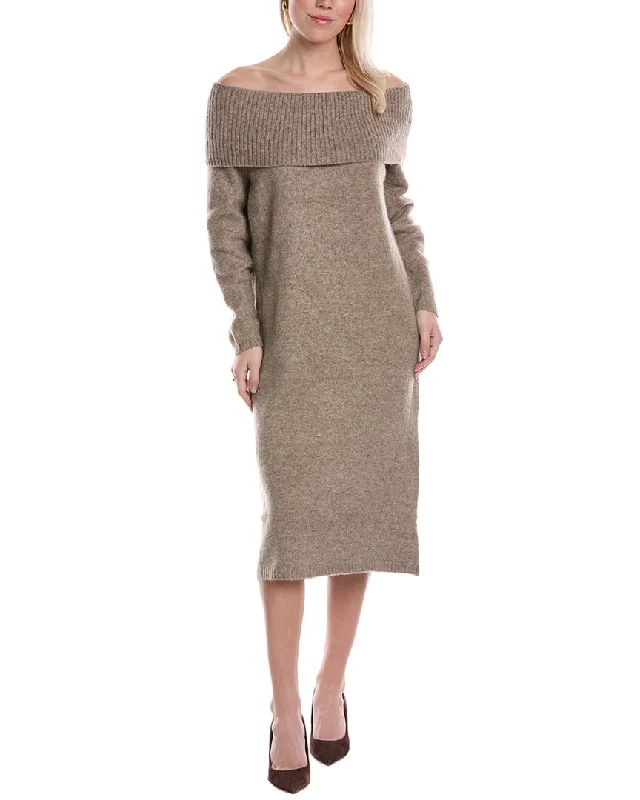 ANNA KAY Lorelle Cashmere-Blend Sweaterdress Midi Sweater Dress