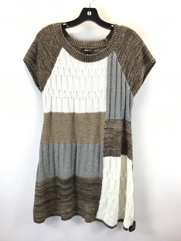 Dress Sweater By Style And Company In Brown, Size: M Oversized Sweater Dress