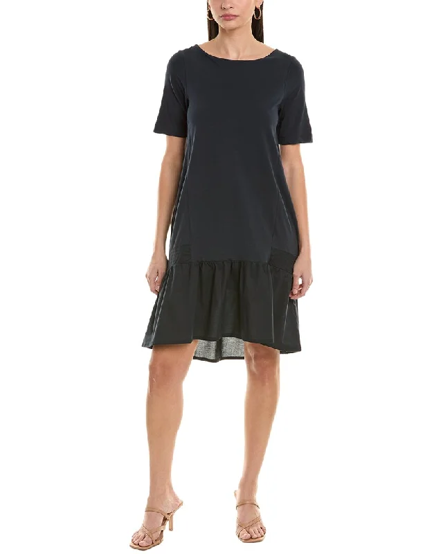 ALPHA STUDIO T-Shirt Dress Simple Shirt Dress